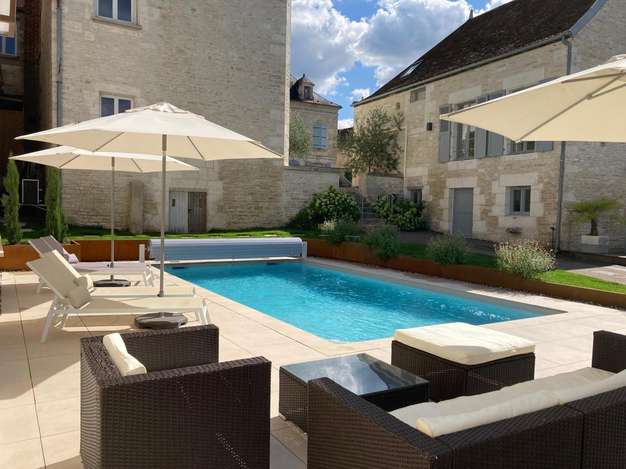 La Villa Lombardi En Champagne, Avec Piscine Privee Et Jacuzzi Les Riceys Экстерьер фото